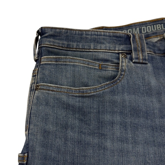 Duluth Trading Blue Denim Ballroom Double Flex Jeans Straight Leg Men's 38 X 30 - Picture 5 of 11